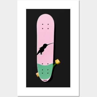 Hummingbird Skateboard Posters and Art